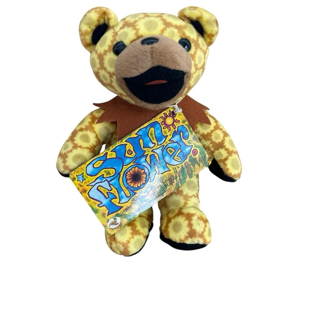 Grateful Dead plush bear 2001 Sunflower ‎ 3-2-92 The Omni